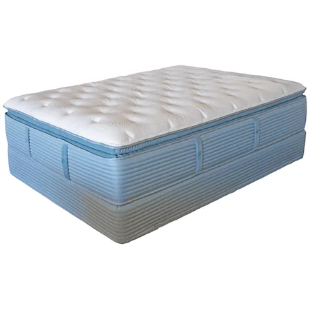 Twin Extra Long Super Pillow Top Mattress and Box Spring